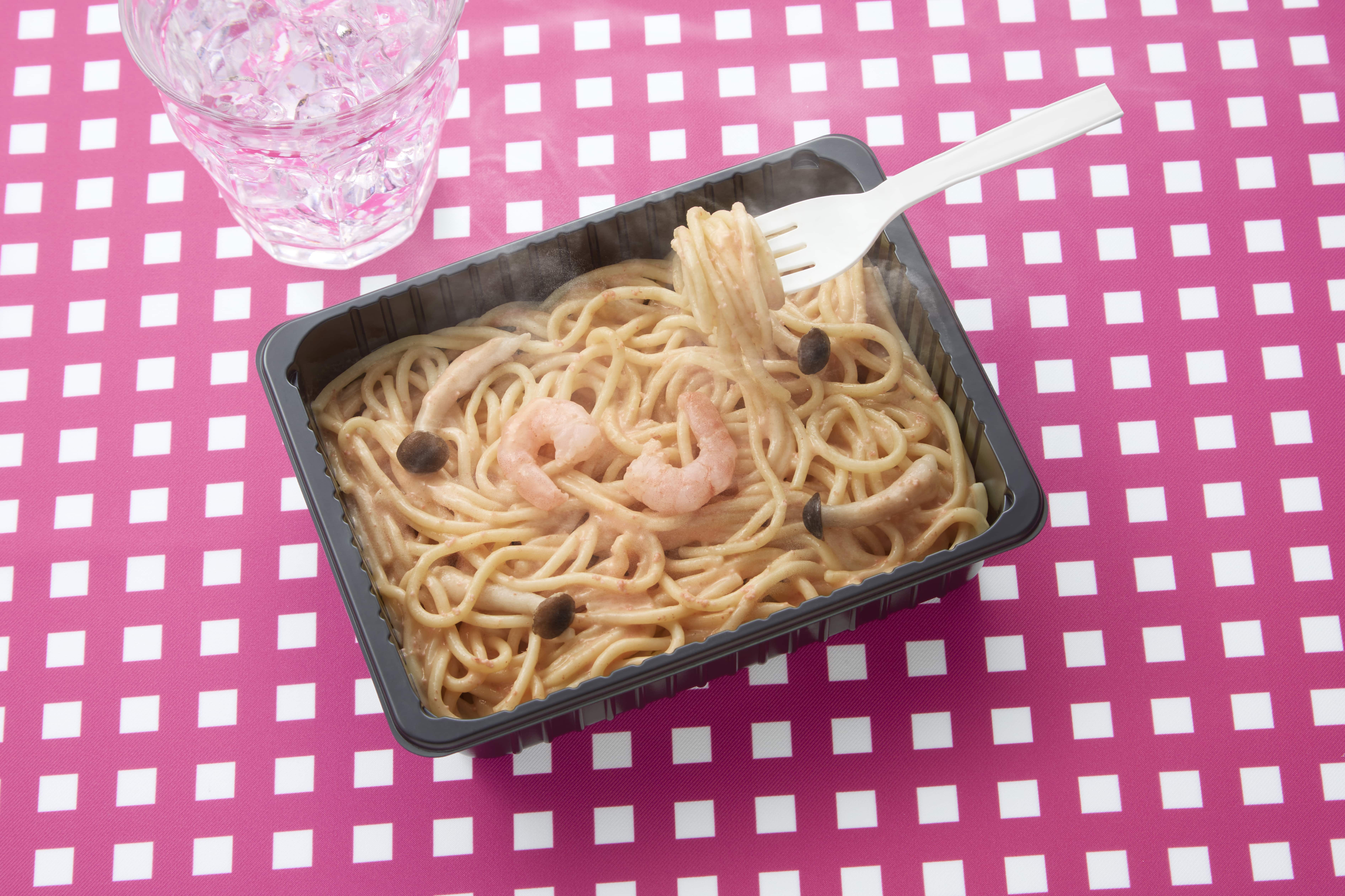 明太子クリームパスタ