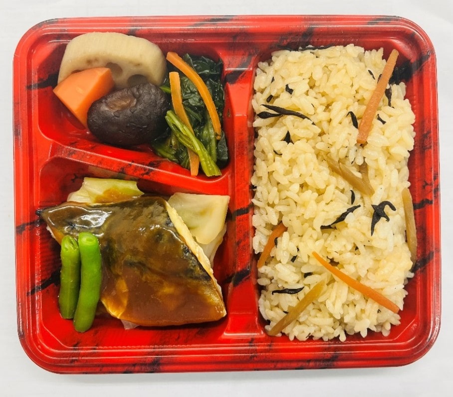 ひじきごはん&さばの味噌煮