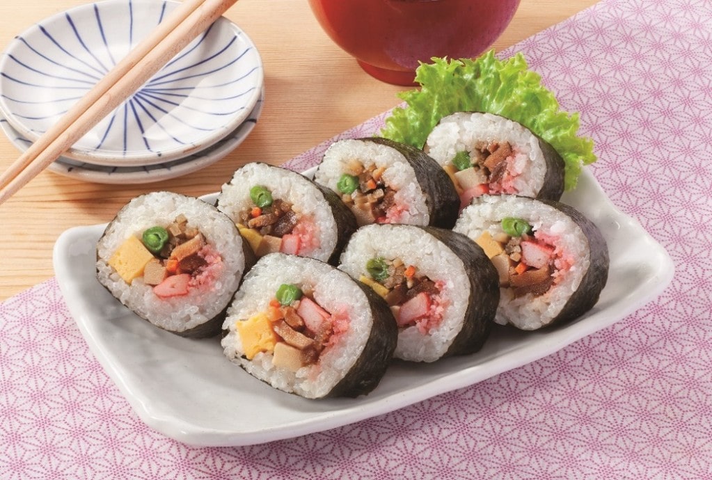 八種具材の太巻き