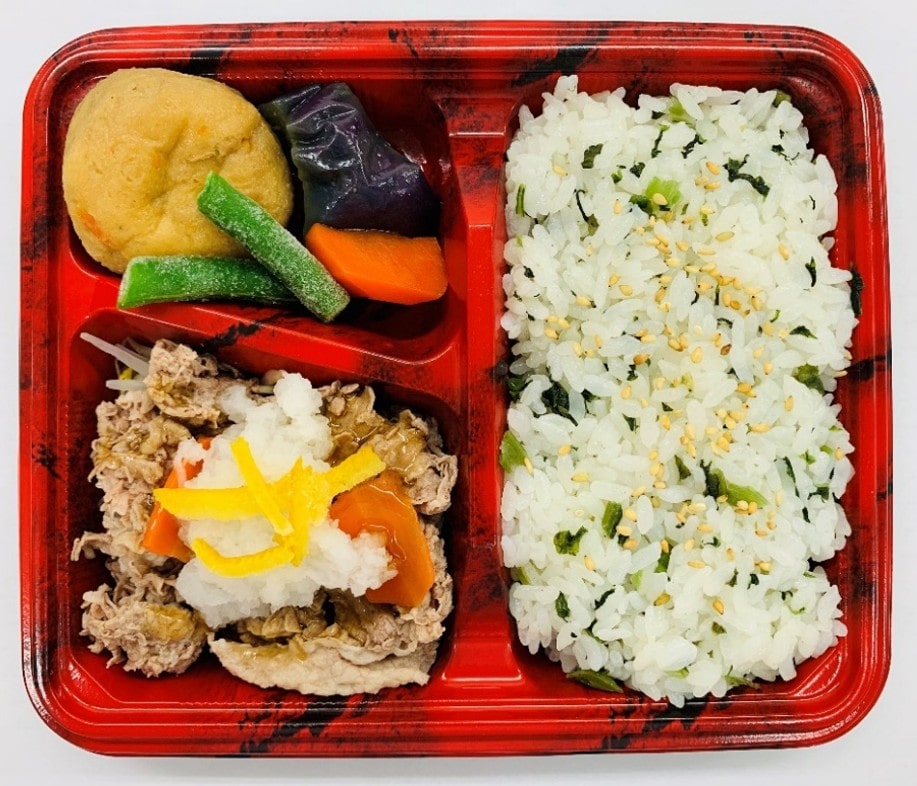 野沢菜ごはん＆おろし豚しゃぶしゃぶ