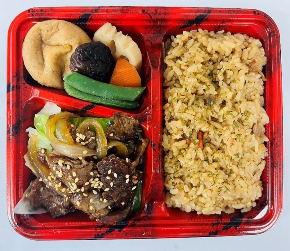 鶏五目ごはん＆牛焼肉